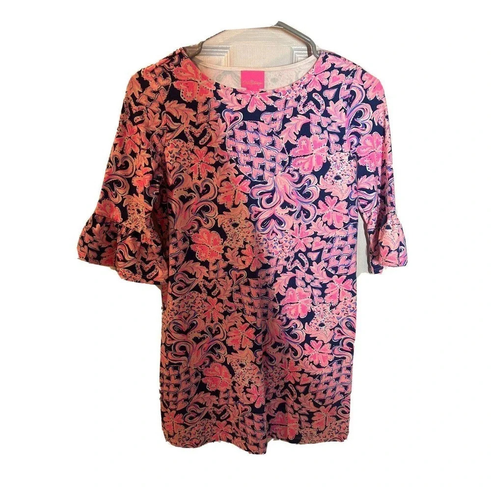 Lilly Pulitzer Girls French Terry Dress Size XL (12-14) EUC